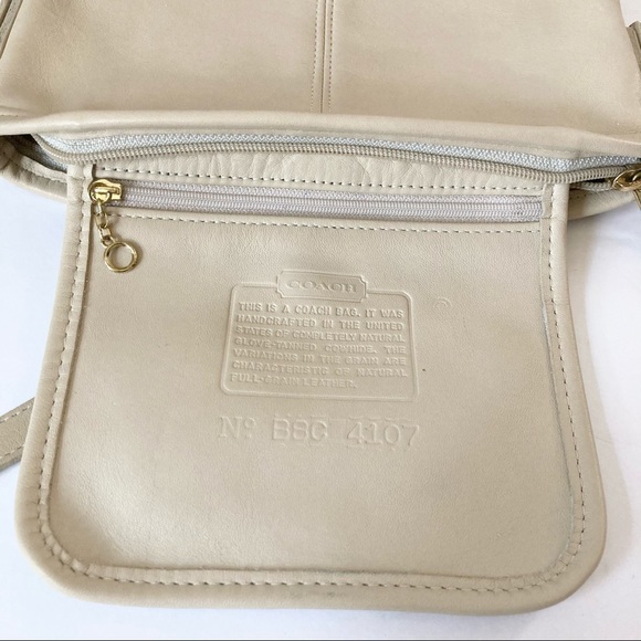 Vintage Coach Cream Beige Leather Soho 4107 Bag - Picture 11 of 16